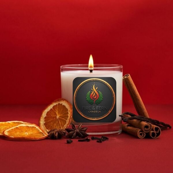 Spiced Orange Glass Jar Candle