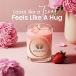 Strawberry Blush Glass Jar Candle