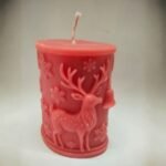 Christmas Deer Candle