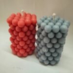 Bubble Pillar Candle